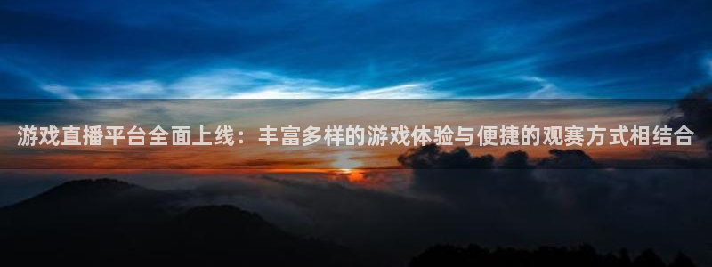 辉达娱乐官网：游戏直播平台全面上线：丰富多样的游戏体验与便捷